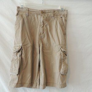 Boy's Children's Place Size 12 Shorts Cargo Beige 11" Inseam
